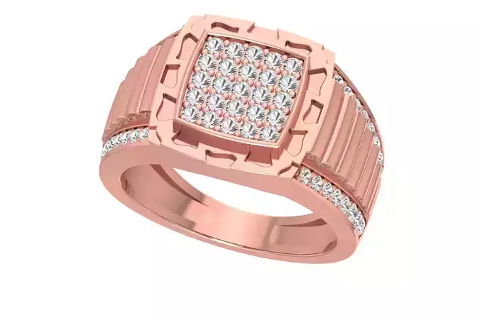 Mens Ring 3dm STL OBJ FBX Renders Details