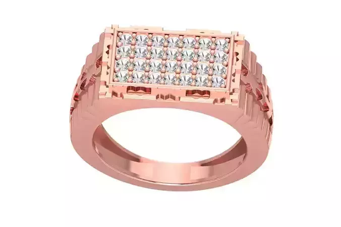 Mens Ring 3dm STL OBJ FBX Renders Details