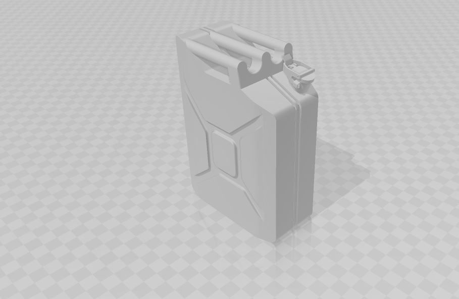 german WW2 fuel canister 1 35 3D print model_2