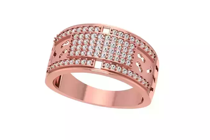 Mens Ring 3dm STL OBJ FBX Renders Details