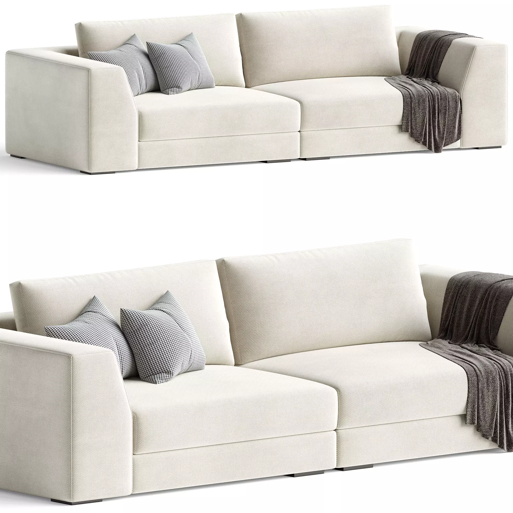 Modular Sofa Grant 3-seater 3D model