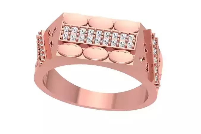 Mens Ring 3dm STL OBJ FBX Renders Details