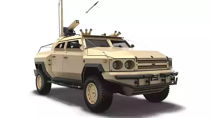 Generic MRAP Vampire C-UAS 2023