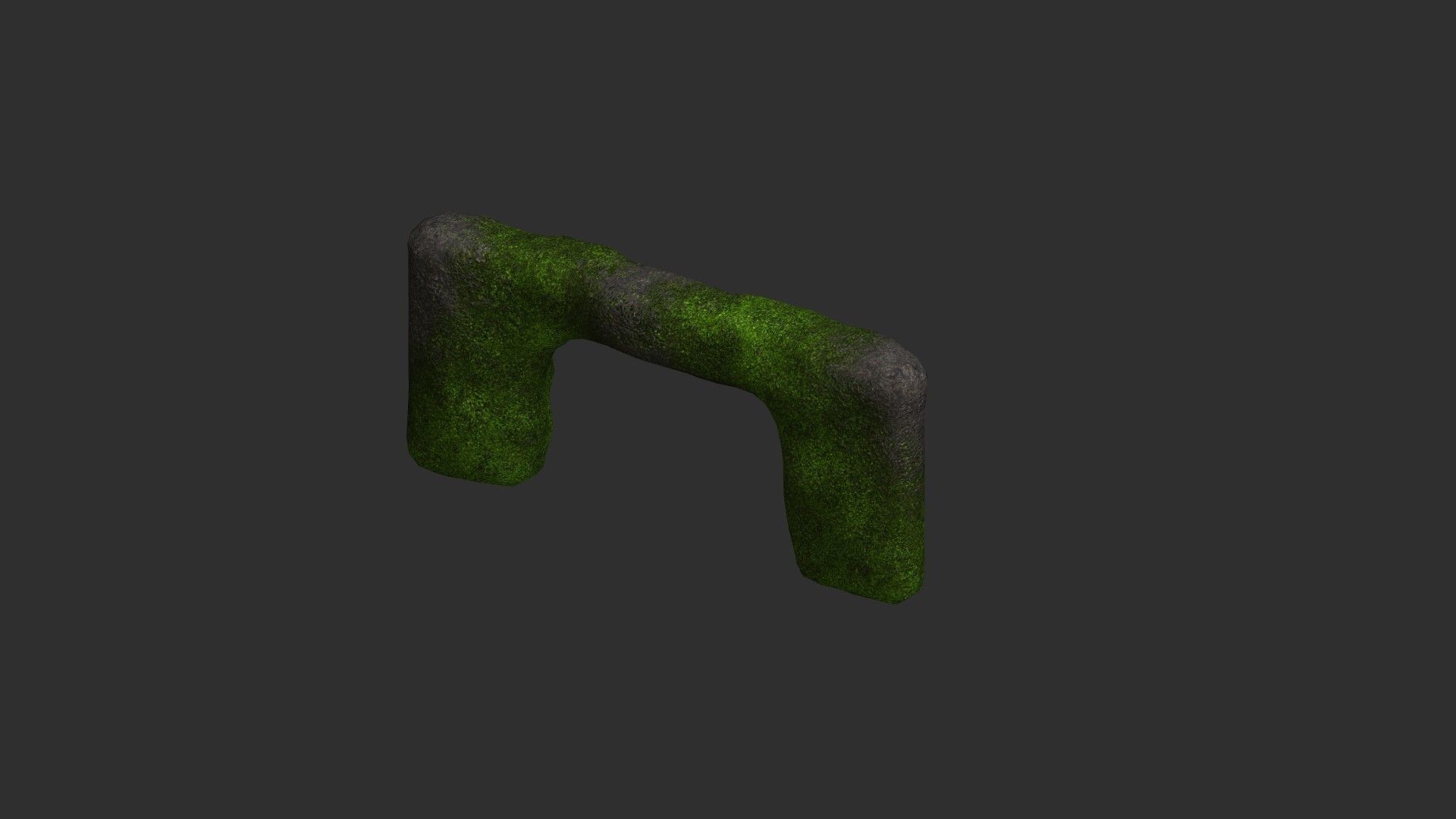 Cave Walls 2 - Moss 2 Low-poly 3D model_12