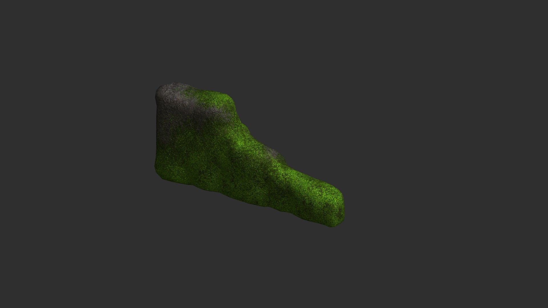 Cave Walls 2 - Moss 2 Low-poly 3D model_11