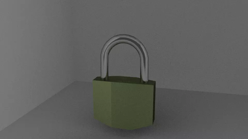 analog lock Free 3D model