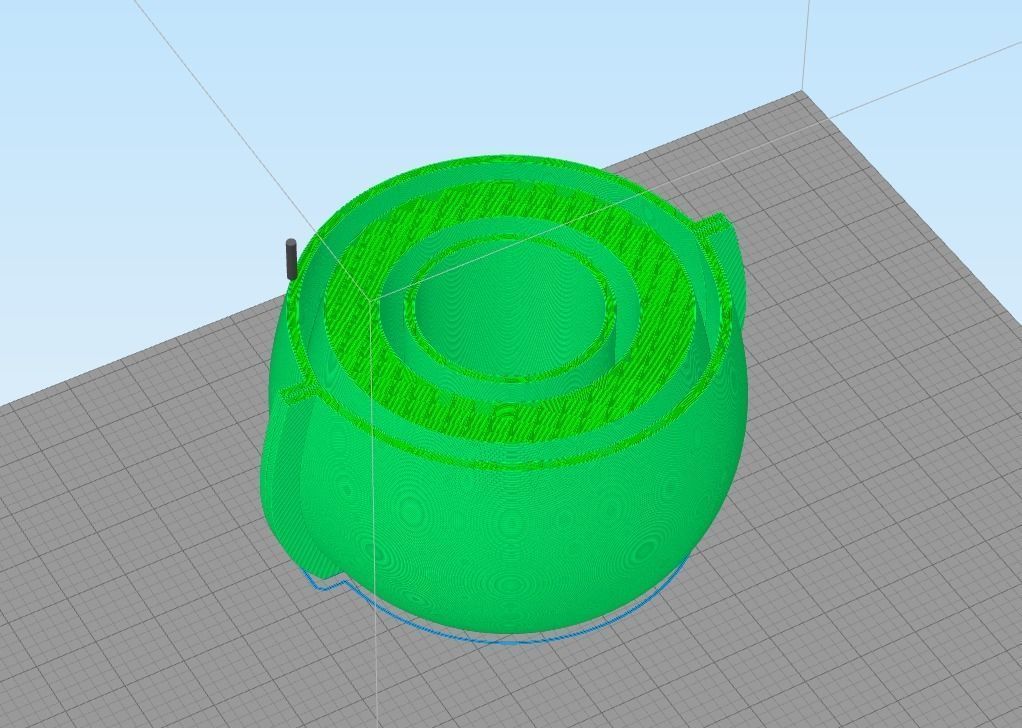 Modern Vase with outer 3D print model_13