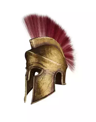 Spartan Helmet 3D Model