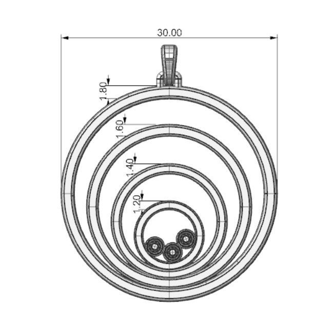 41 Bautiful Pendant 3D print model_2