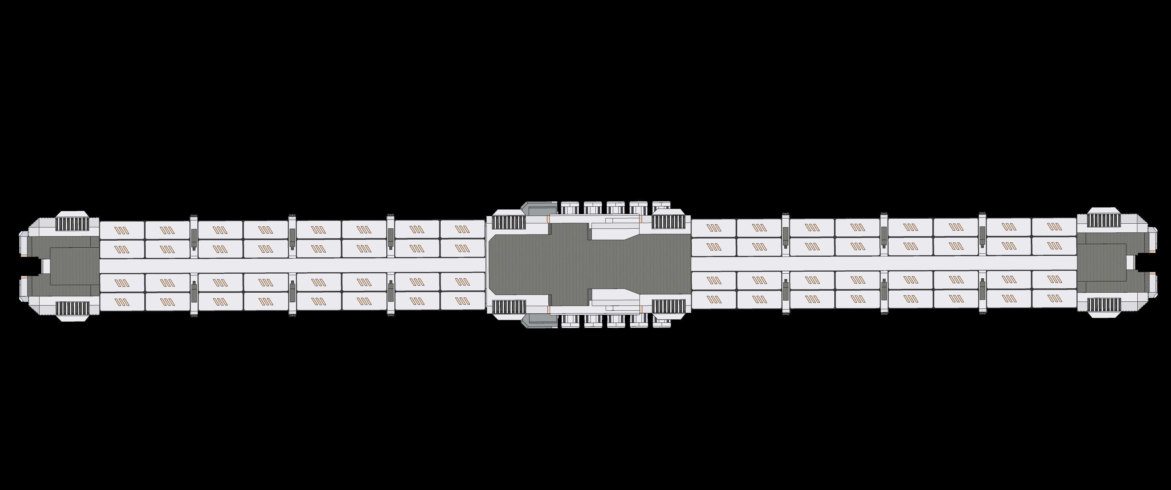 Sci-fi Cargo Airship 002 3D model_17