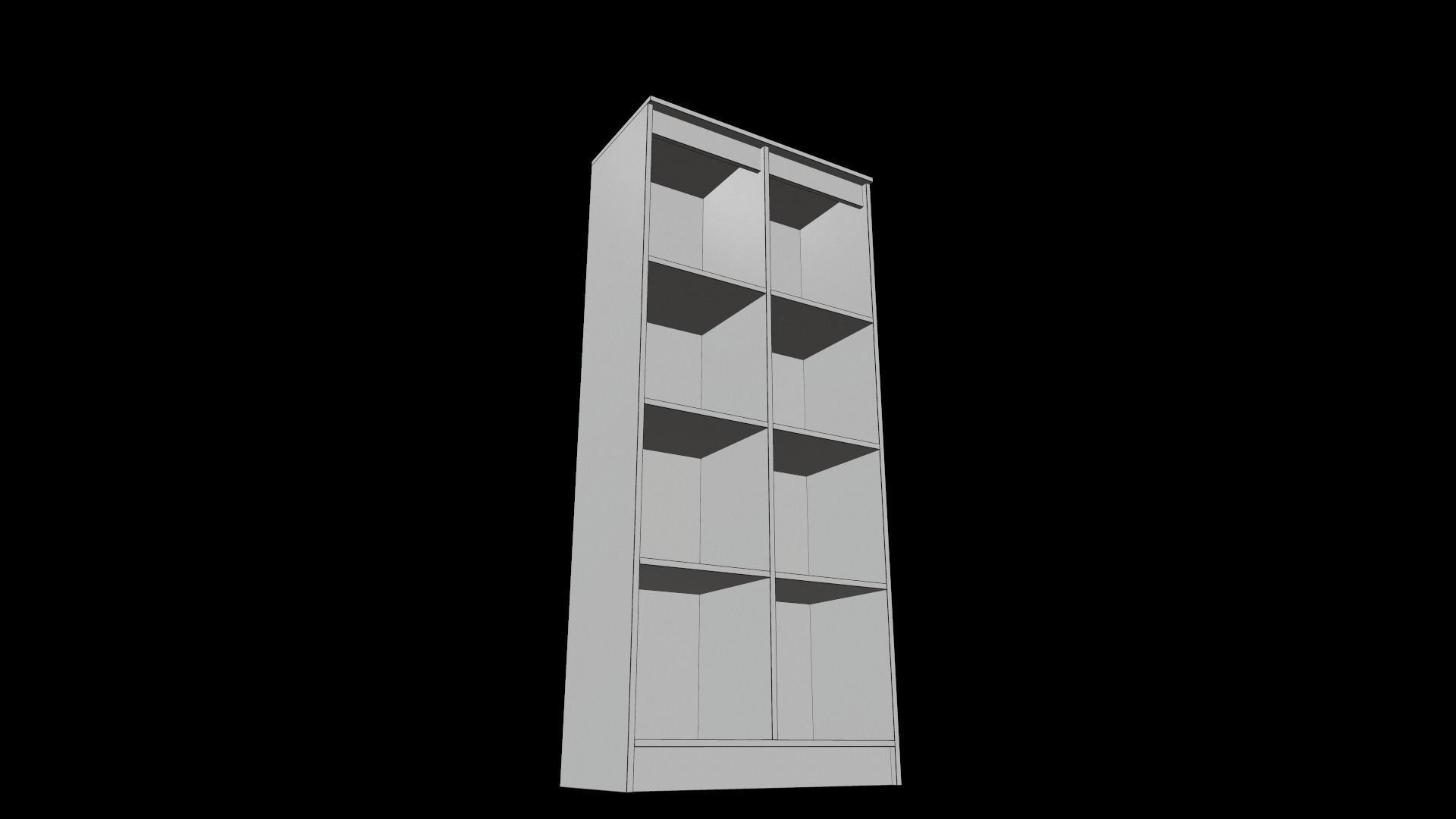 Cabinet 3D model_4