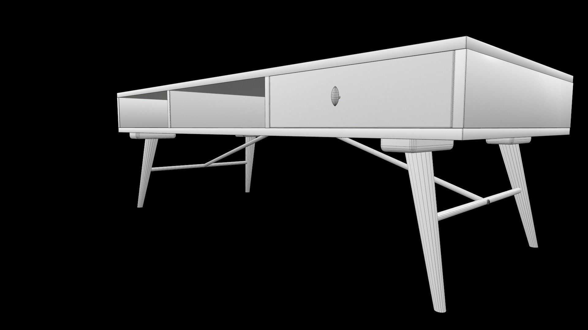 Coffee Table 3D model_2