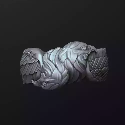 Double Head Eagle Ring