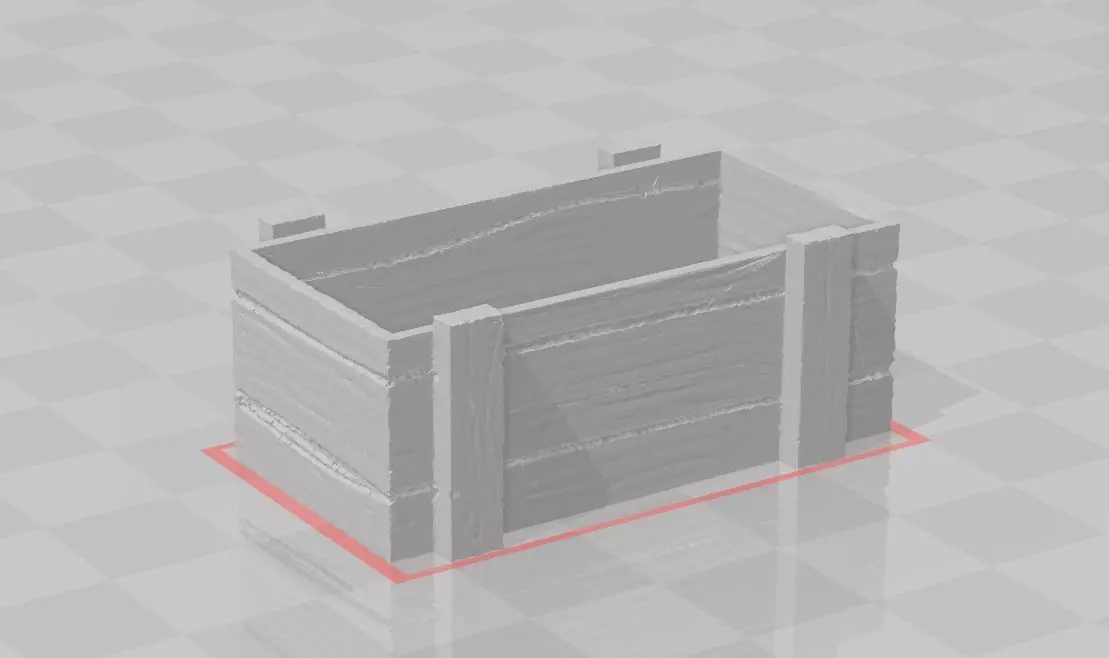 basic woodbox 1 1 35 3D print model