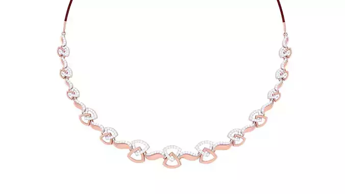 Women Necklace 3dm STL OBJ FBX Renders Details