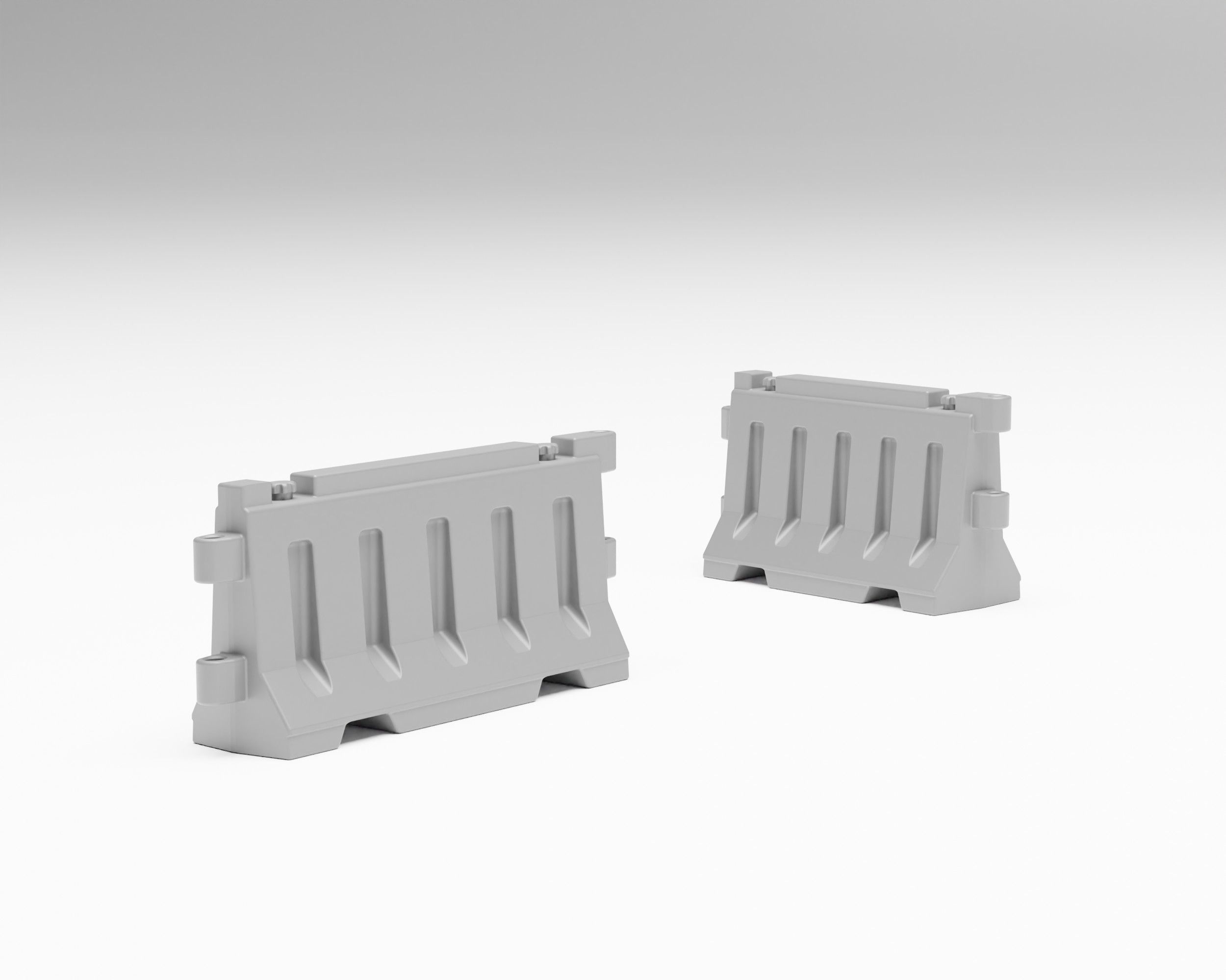 Road works pack - Aphalt roller kit and accessories H0 scale 3D print model_6