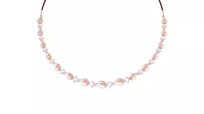 Women Necklace 3dm STL OBJ FBX Renders Details