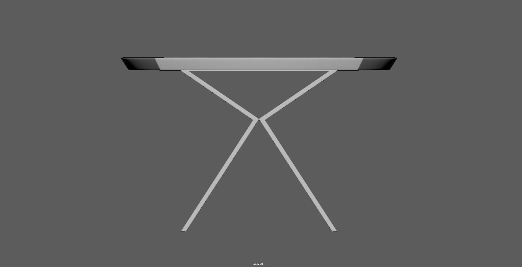 Table - dining table - modern table - wood table Low-poly 3D model_22