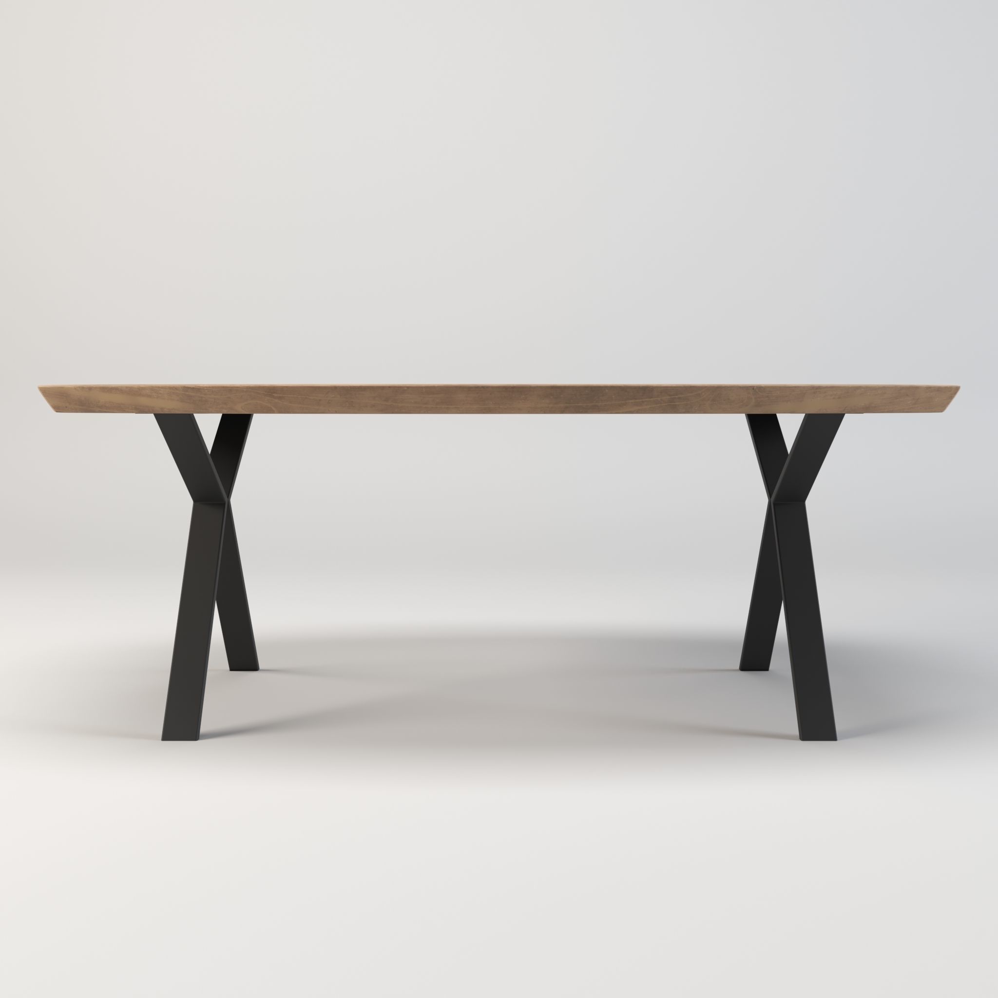 Table - dining table - modern table - wood table Low-poly 3D model_5