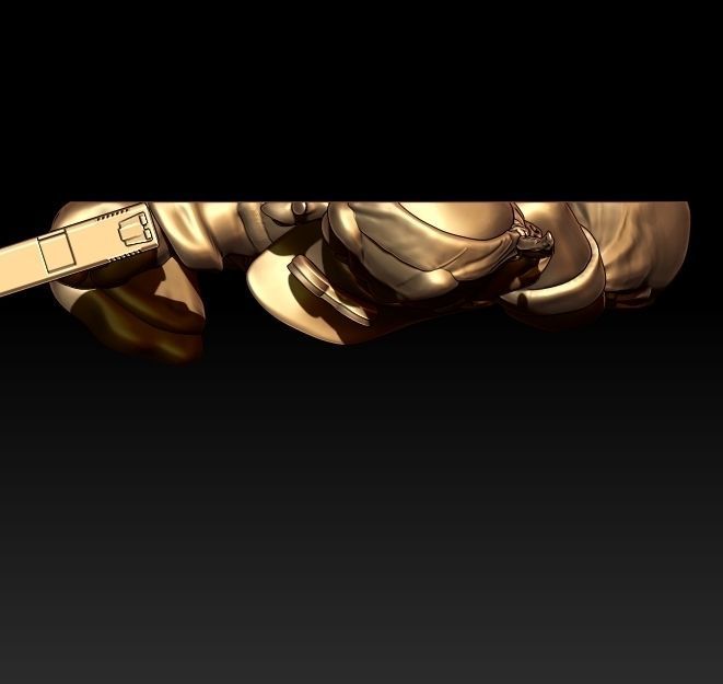 McDuck Pendant  3D print model_4