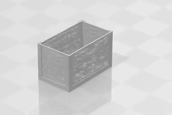 basic woodbox 2 1 35 3D print model