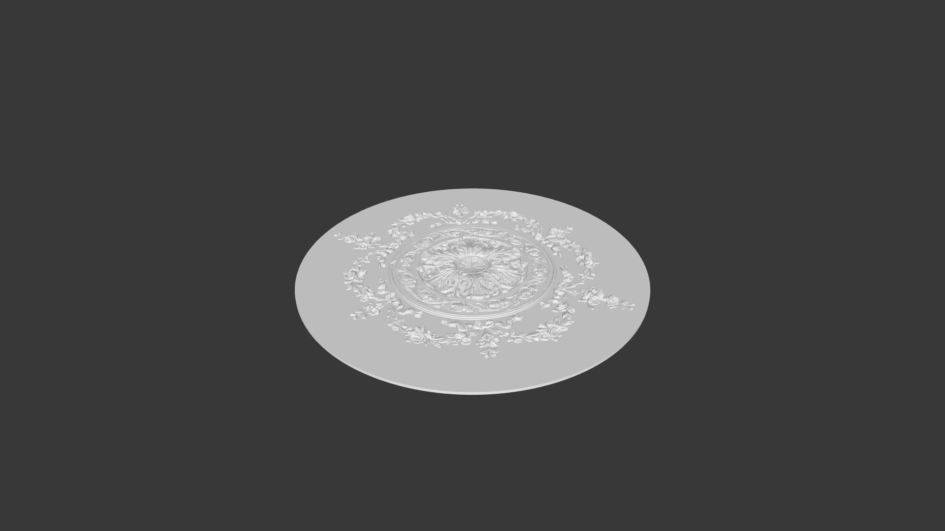 Modern Ceiling roses 3D model 3D model_2