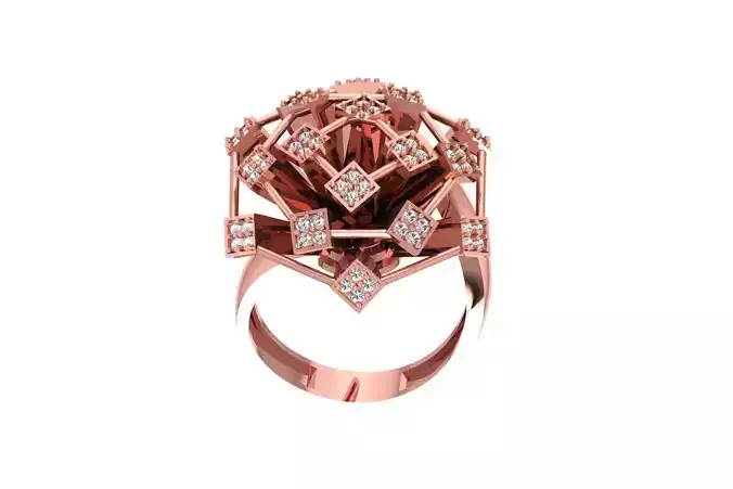 Women Ring 3dm STL OBJ FBX Renders Details