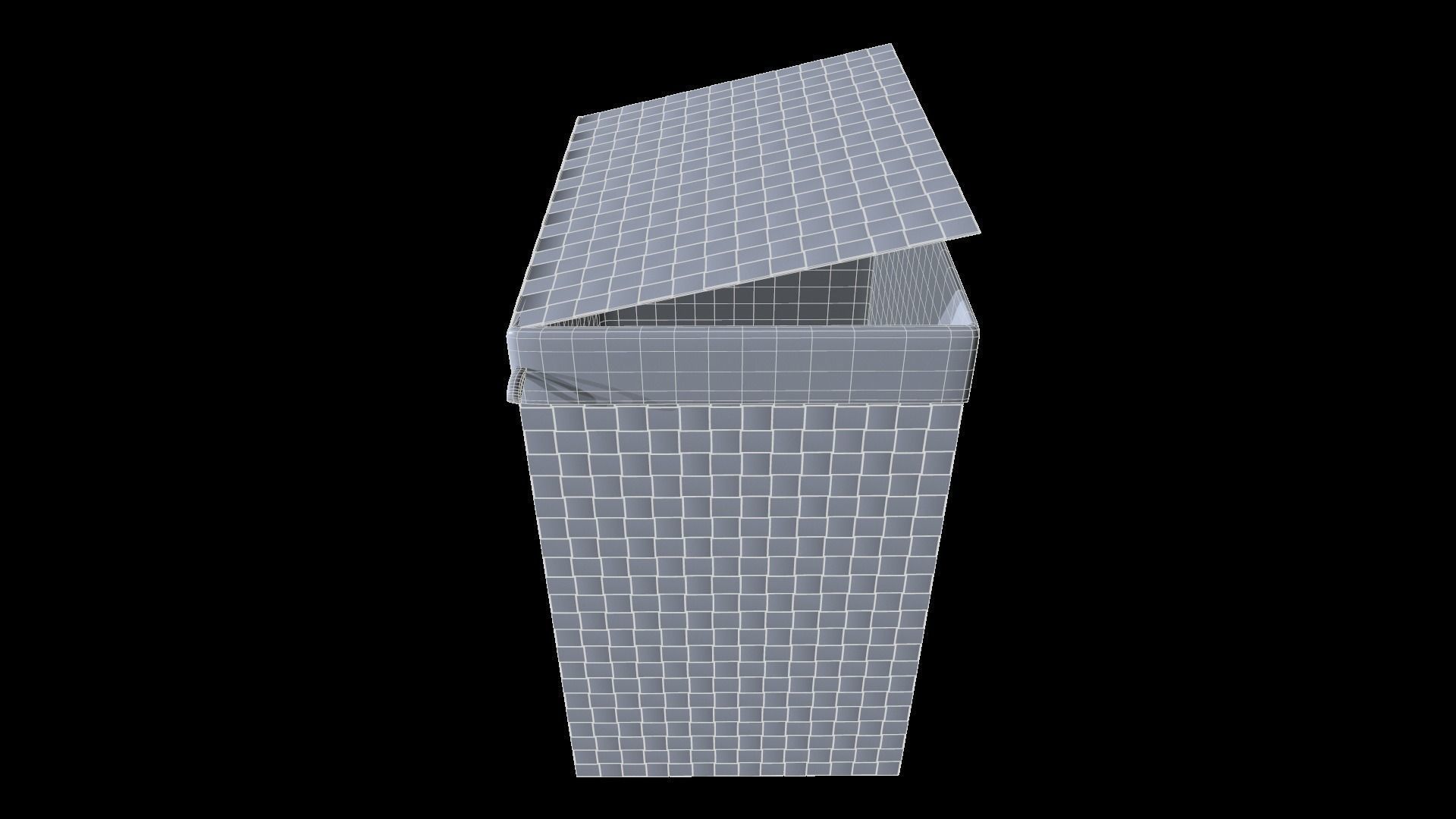 Laundry Basket 3D model_13