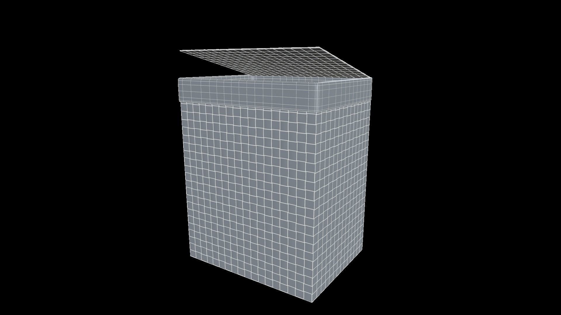 Laundry Basket 3D model_12