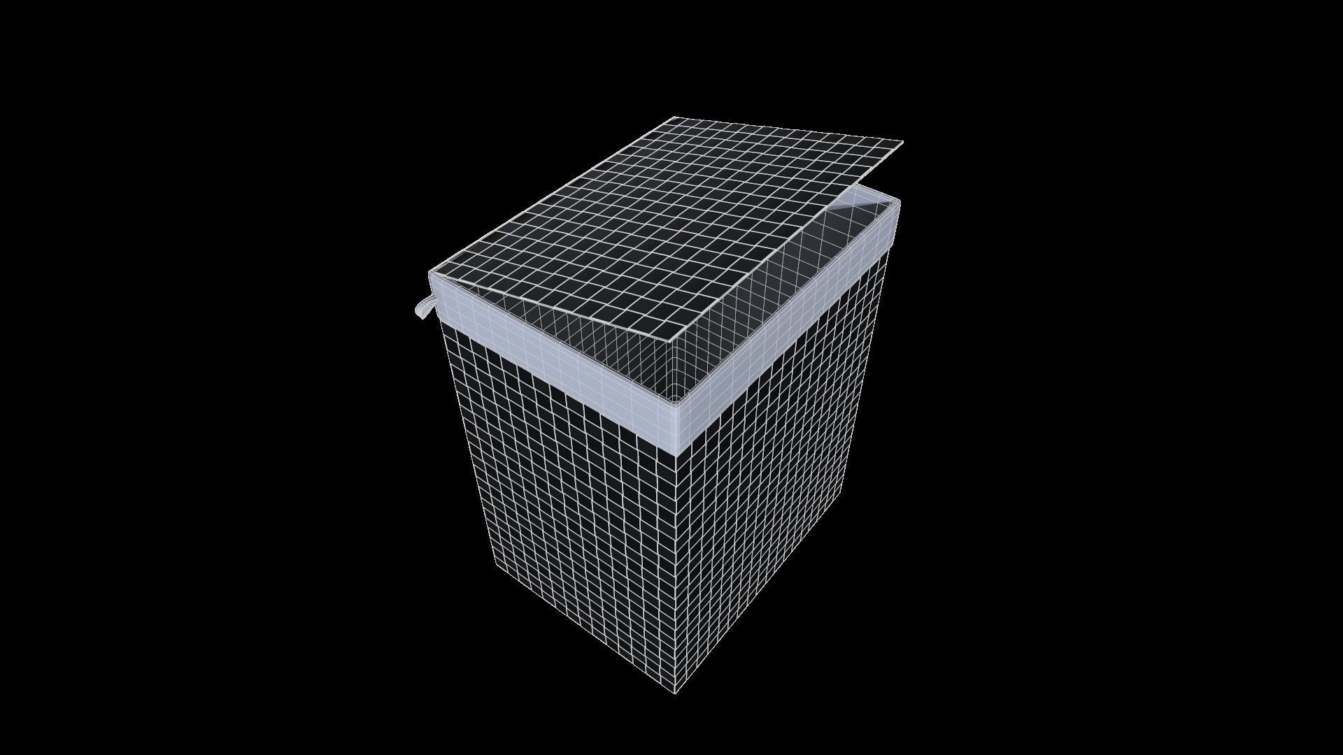 Laundry Basket 3D model_10