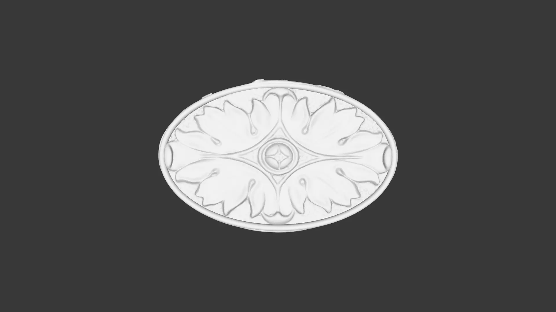 Modern Ceiling roses 3D model 3D model_0