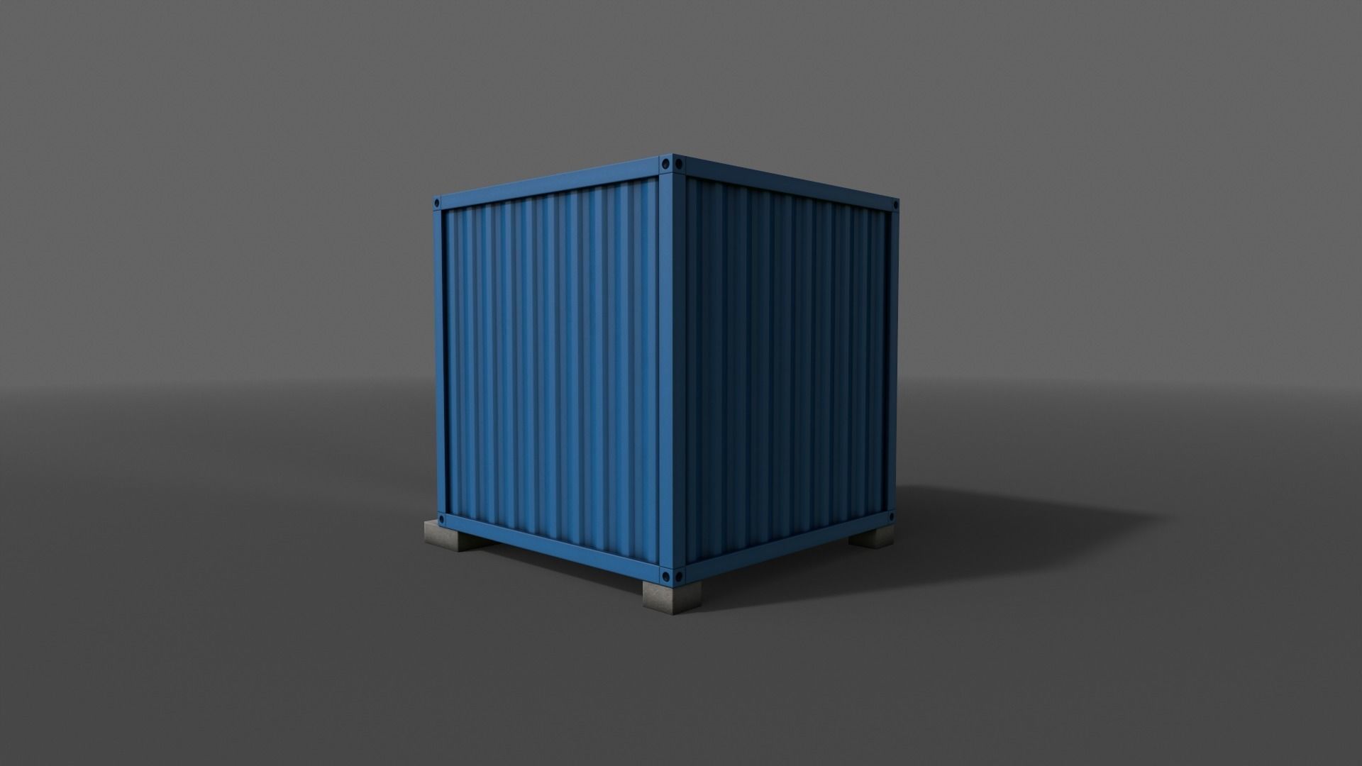 PBR Container House AA V4 Low-poly 3D model_16