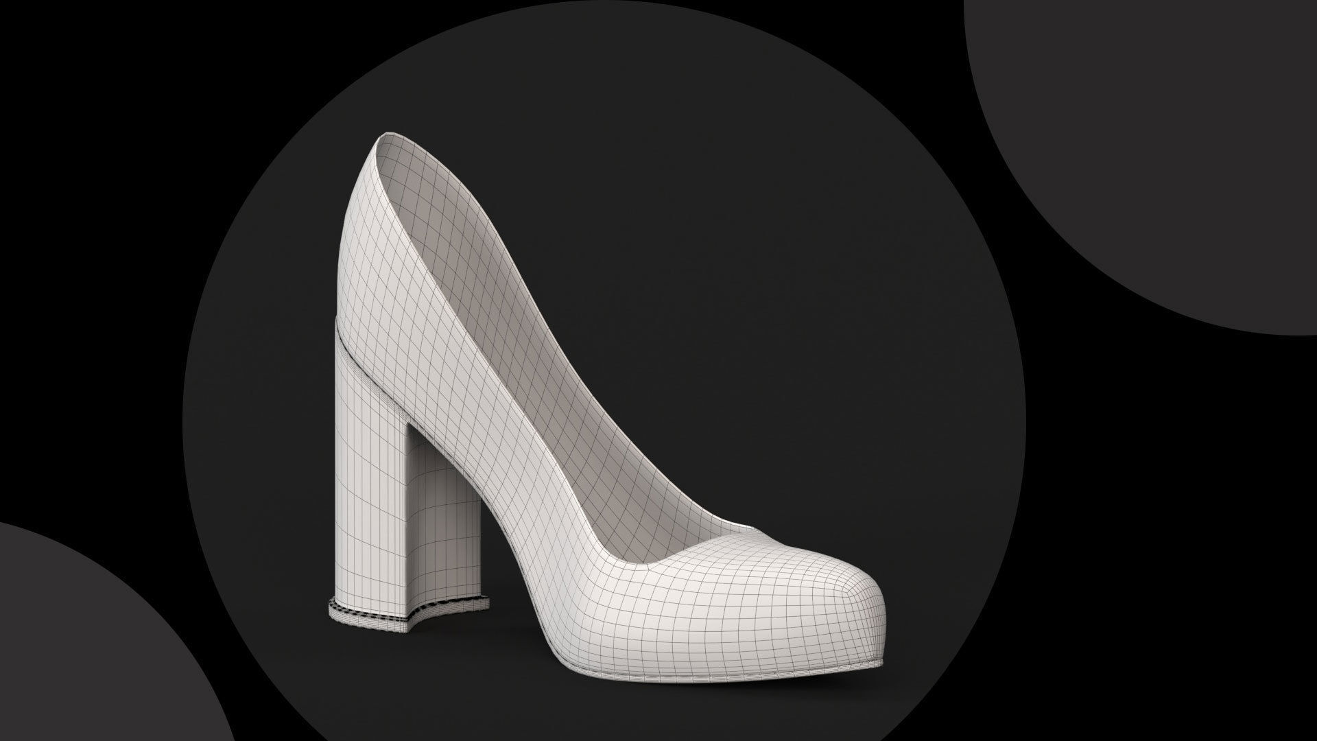 8 Models of different types of heels 3D print model_15