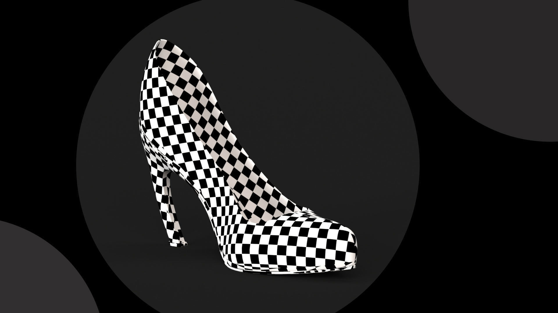 8 Models of different types of heels 3D print model_17