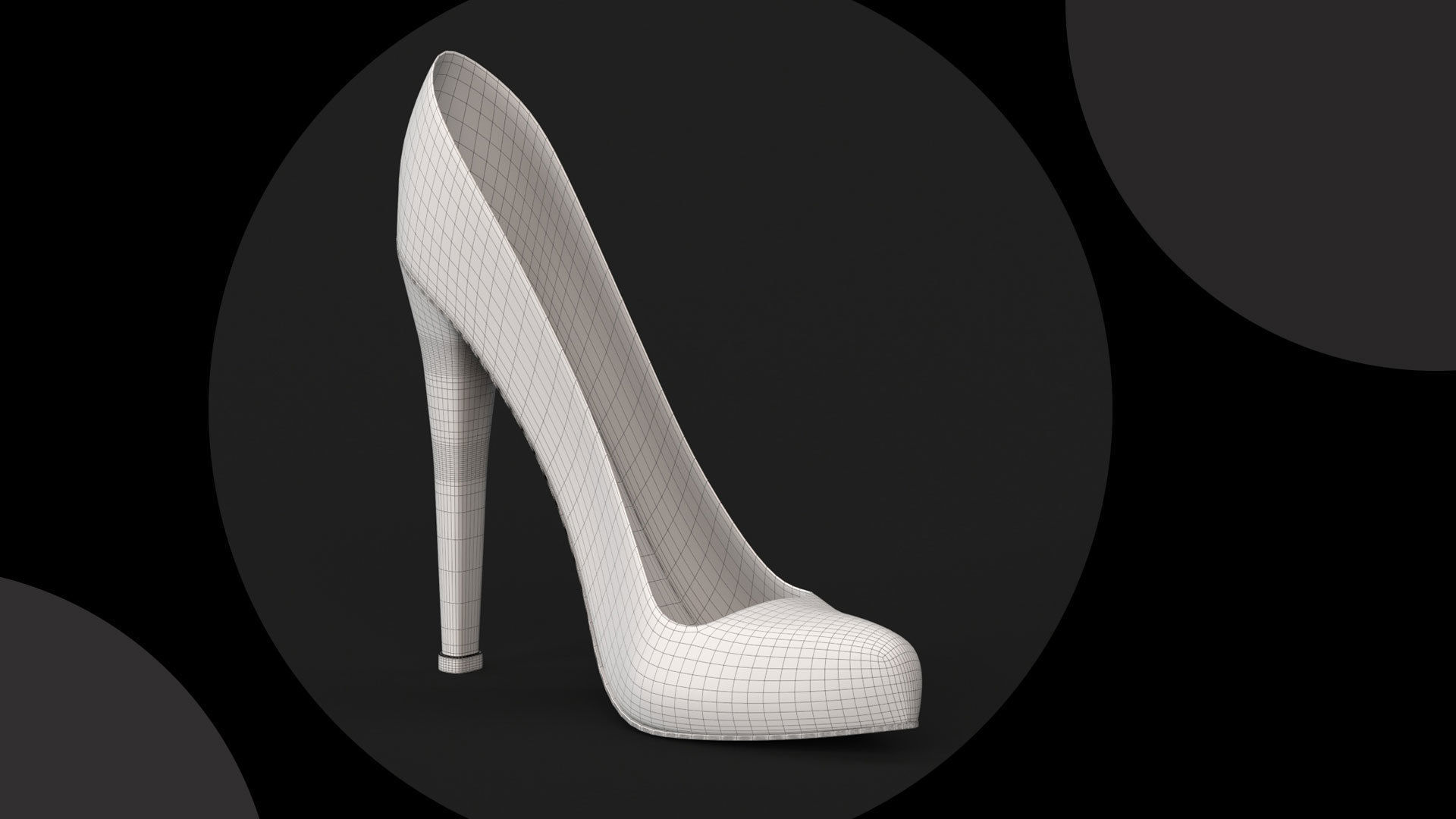 8 Models of different types of heels 3D print model_6