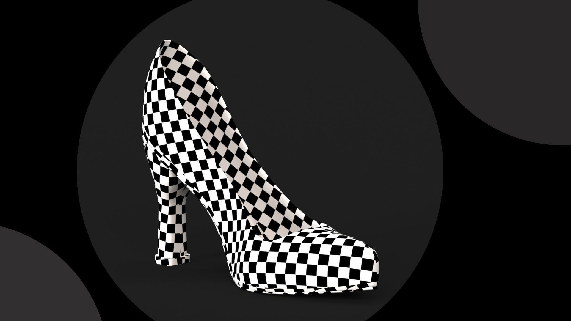 8 Models of different types of heels 3D print model_11