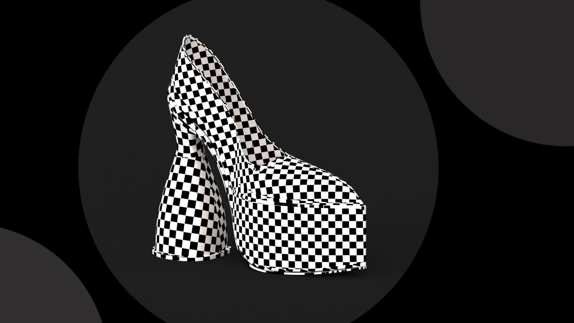 8 Models of different types of heels 3D print model_23