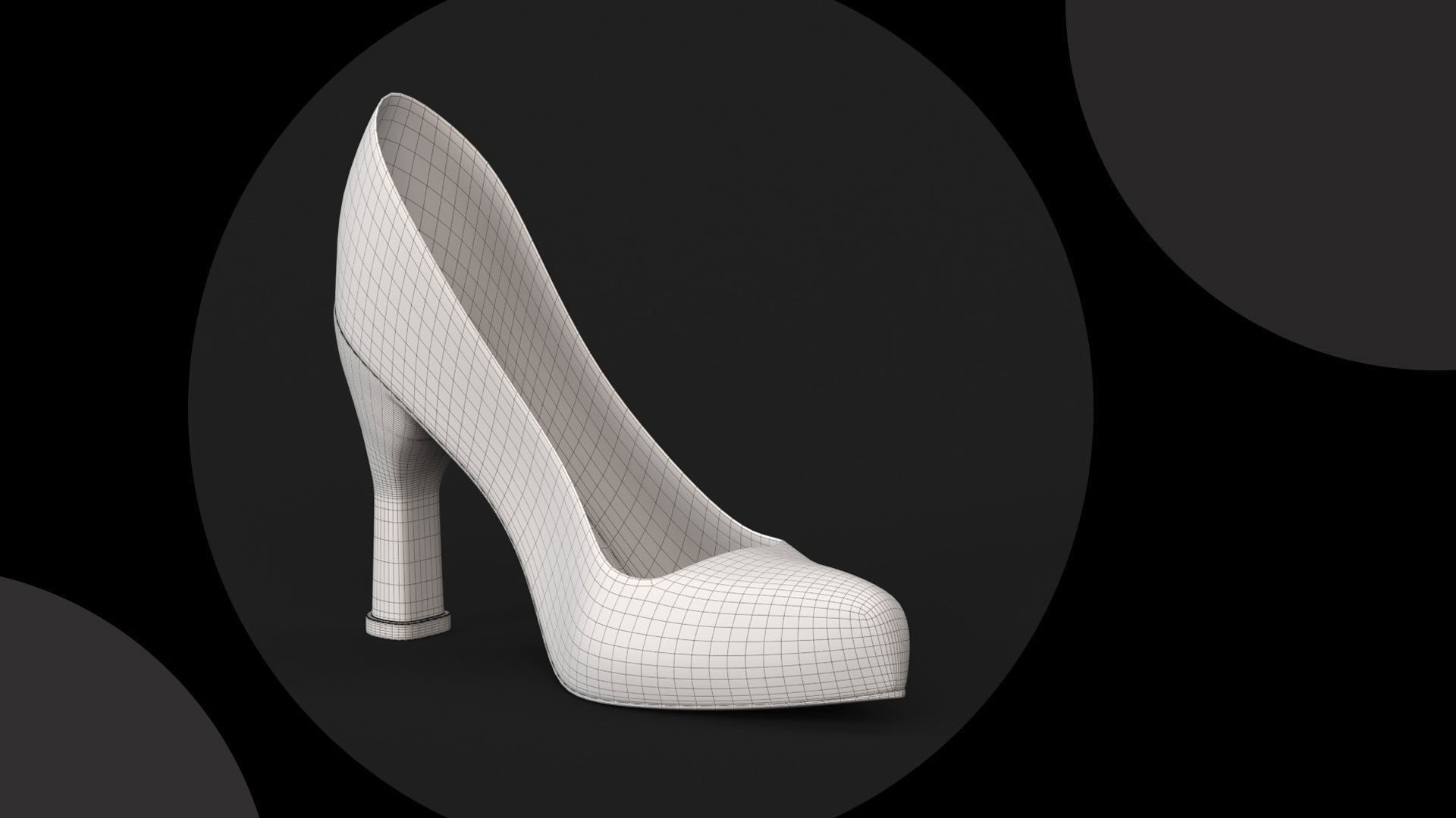 8 Models of different types of heels 3D print model_12