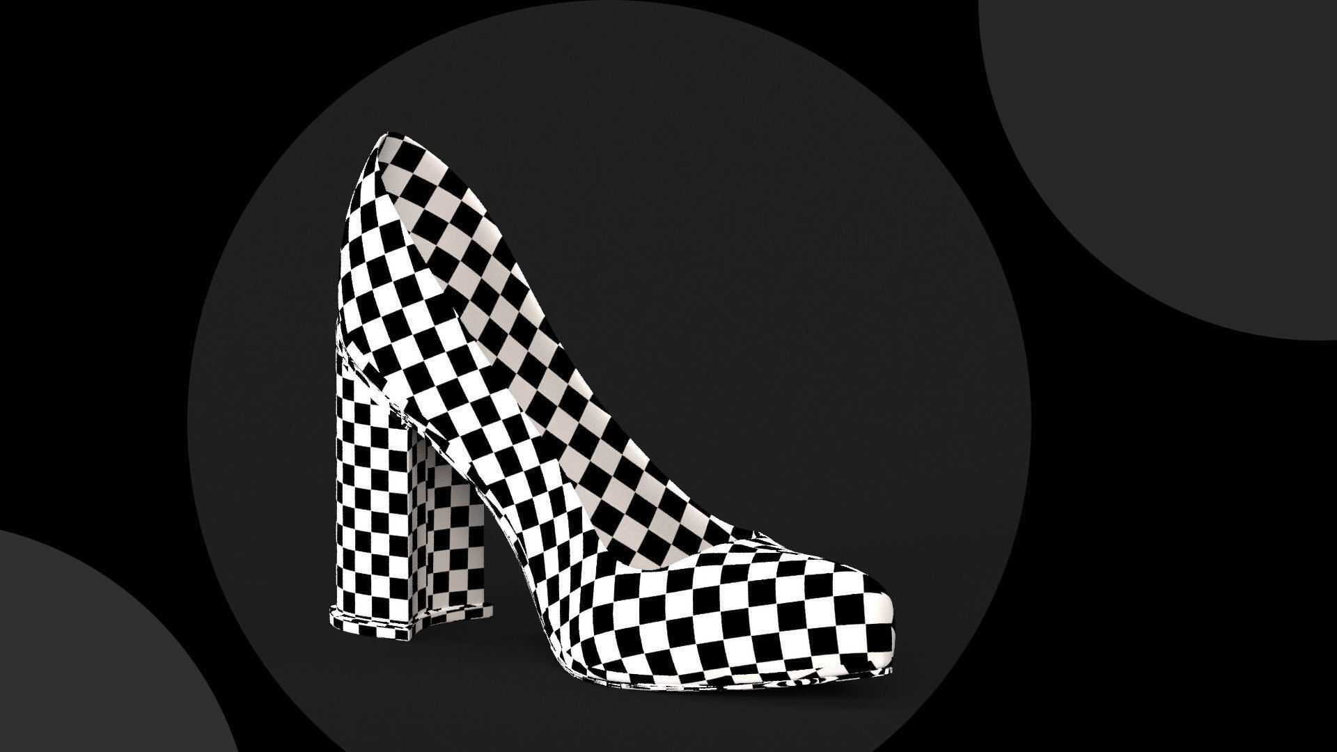 8 Models of different types of heels 3D print model_14