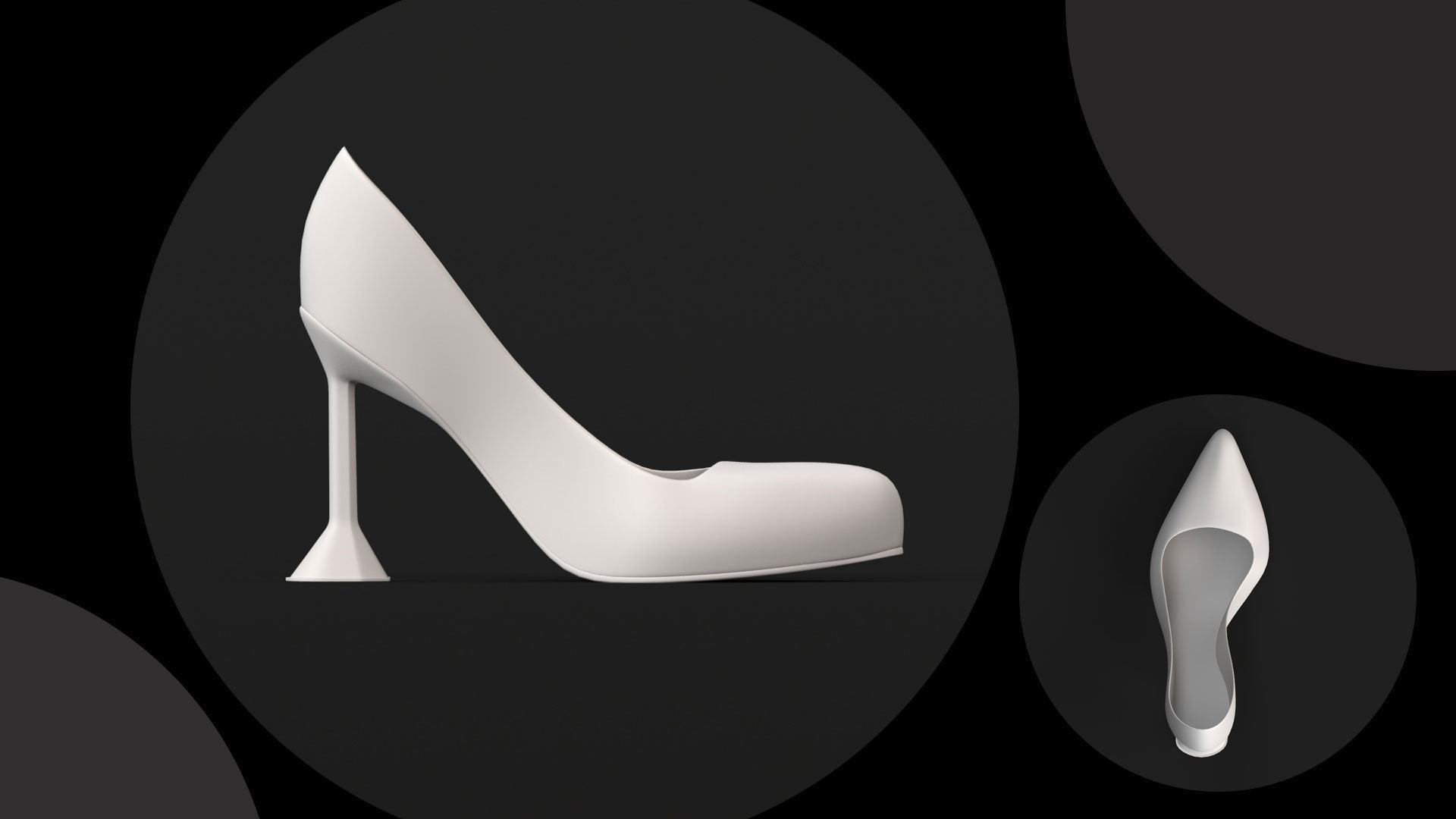 8 Models of different types of heels 3D print model_19