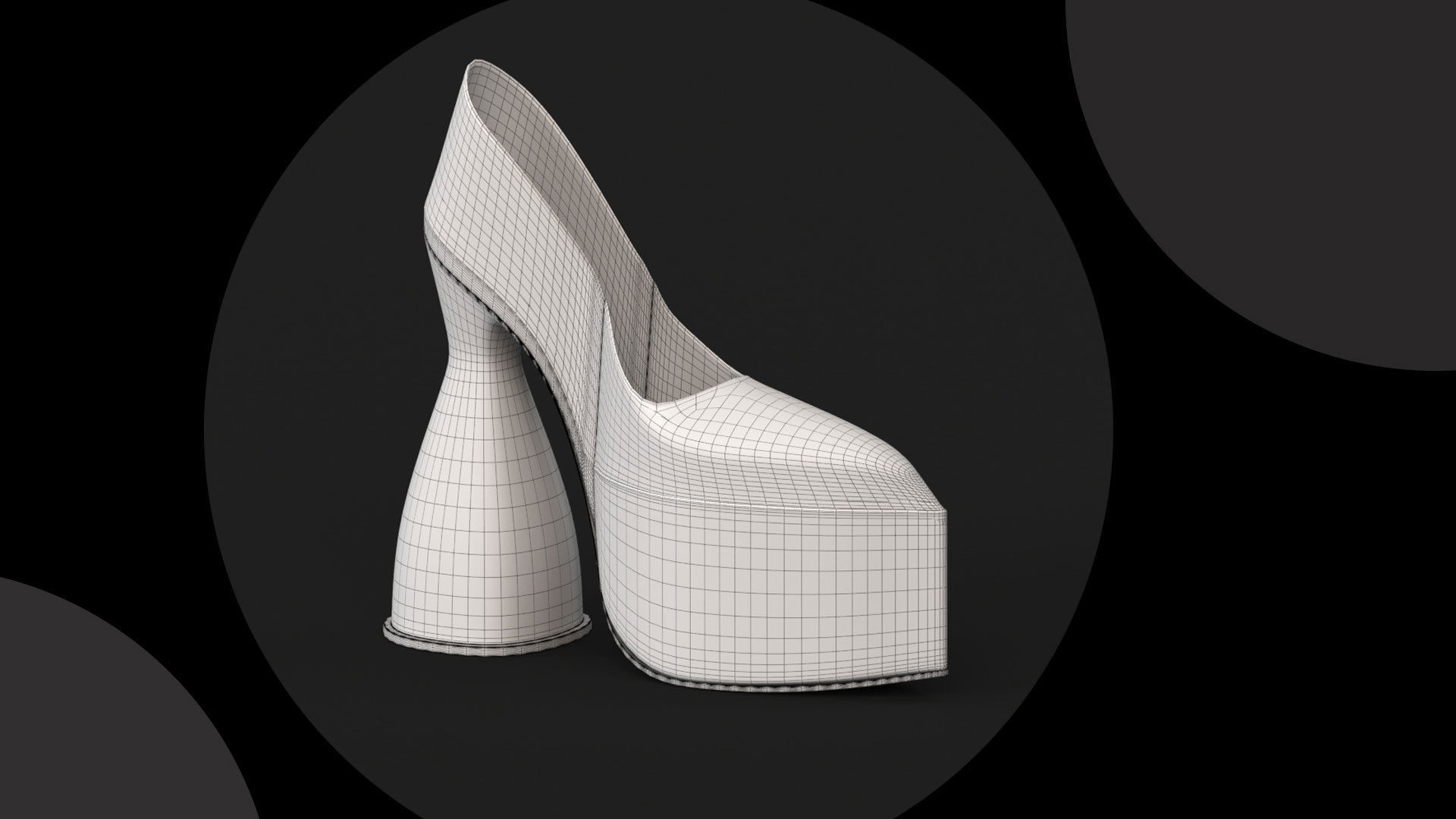 8 Models of different types of heels 3D print model_24
