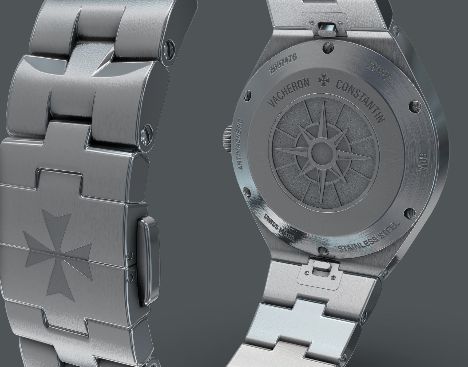Vacheron constantin Low-poly 3D model_5
