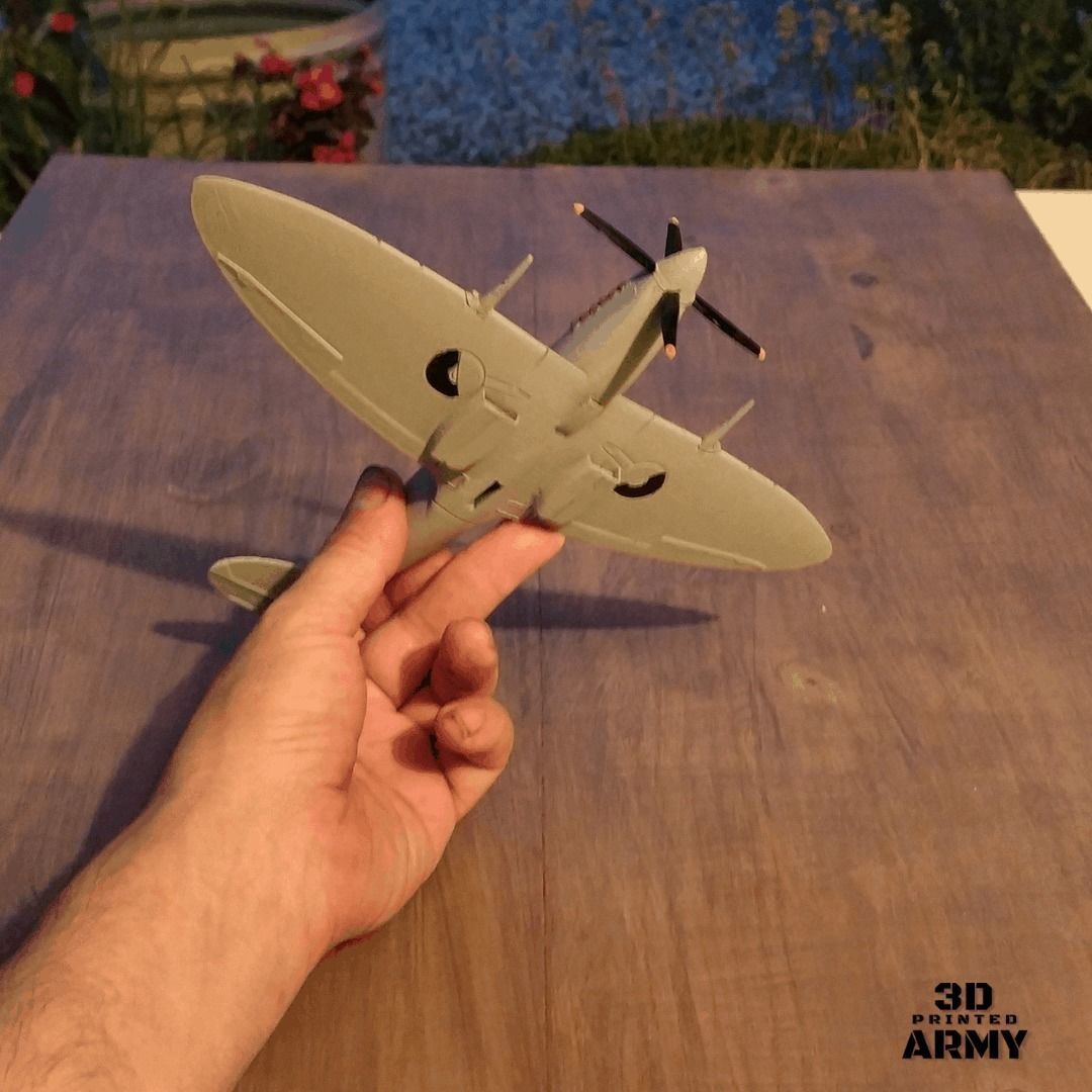 Supermarine Spitfire Mk IX - STL files for 3D printing 3D print model_22