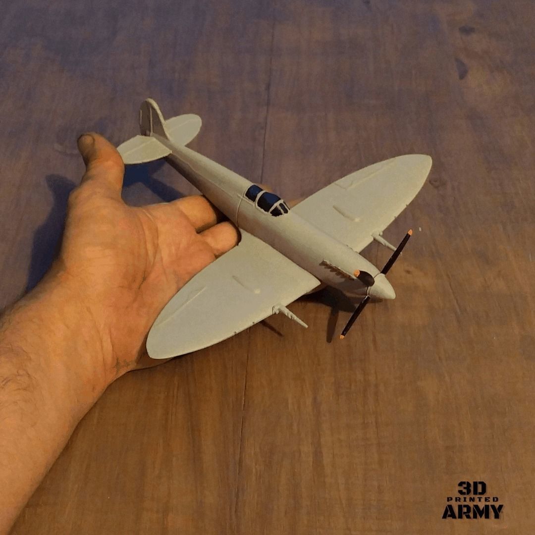 Supermarine Spitfire Mk IX - STL files for 3D printing 3D print model_21