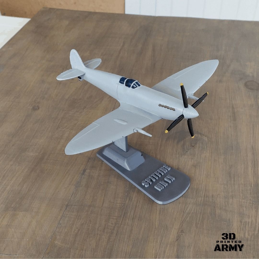 Supermarine Spitfire Mk IX - STL files for 3D printing 3D print model_24