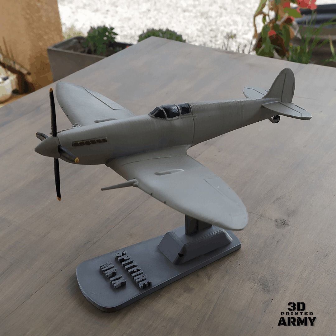 Supermarine Spitfire Mk IX - STL files for 3D printing 3D print model_8