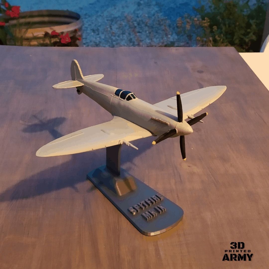 Supermarine Spitfire Mk IX - STL files for 3D printing 3D print model_18