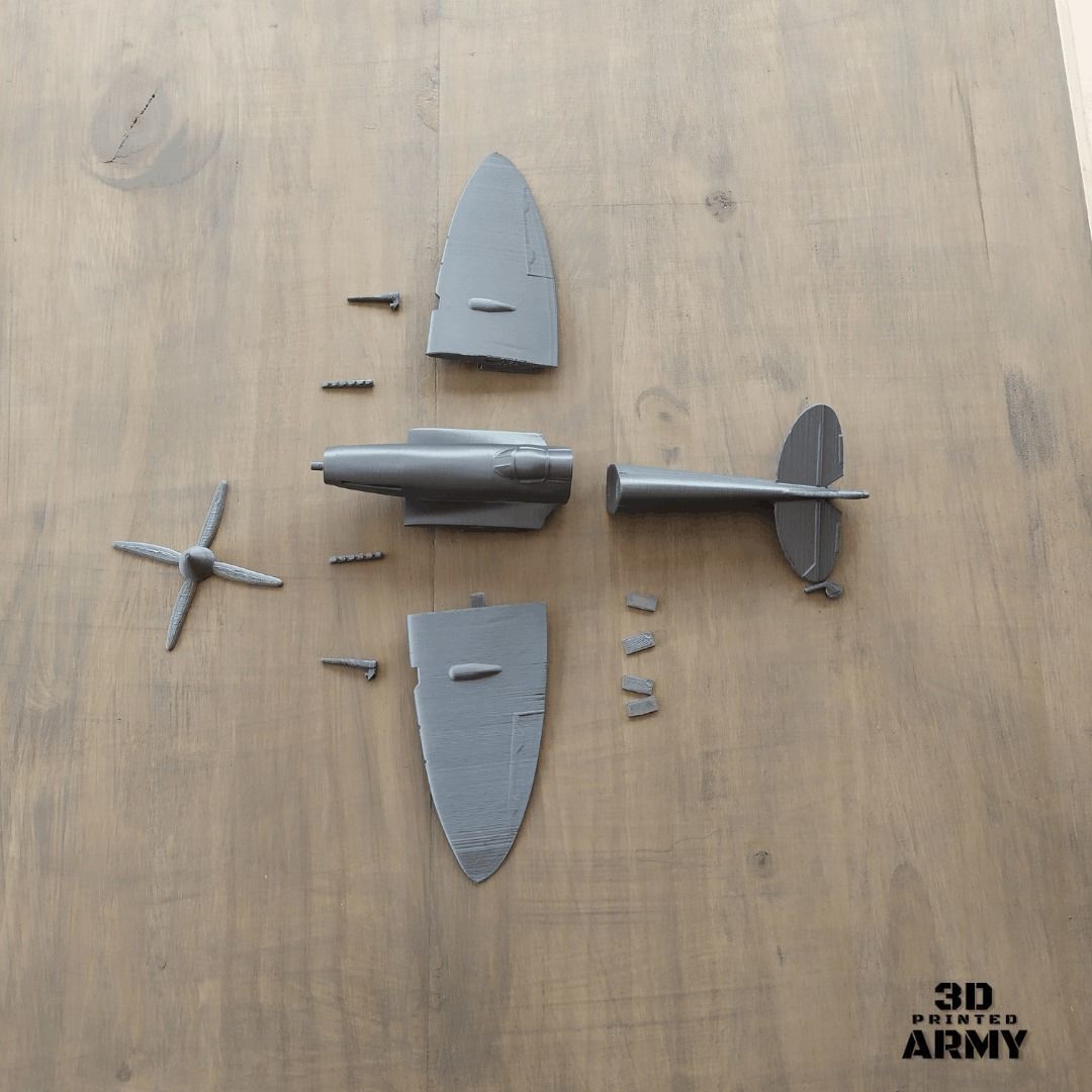 Supermarine Spitfire Mk IX - STL files for 3D printing 3D print model_38
