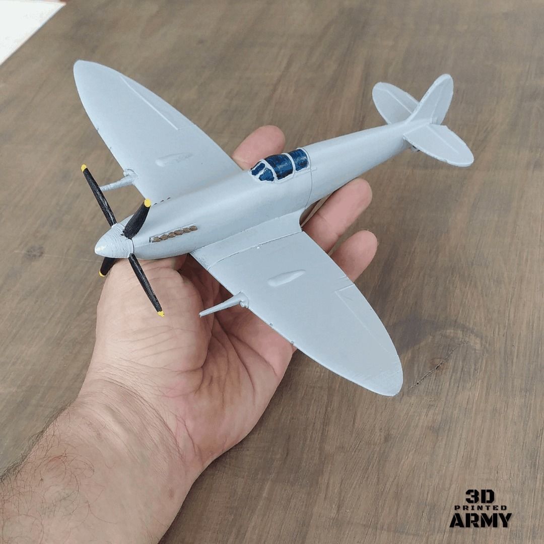 Supermarine Spitfire Mk IX - STL files for 3D printing 3D print model_27