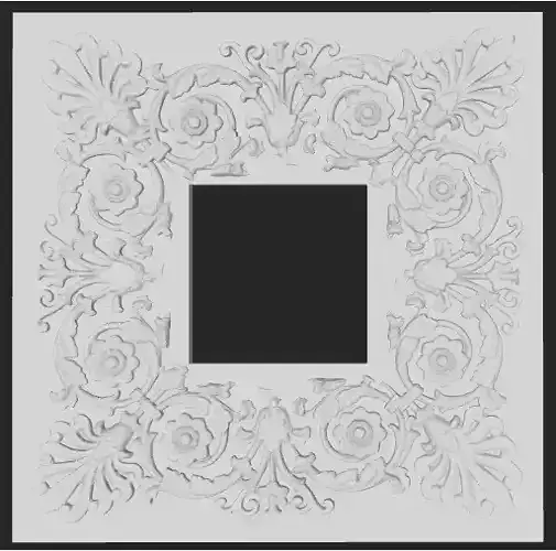 Modern Ceiling rose 3D model